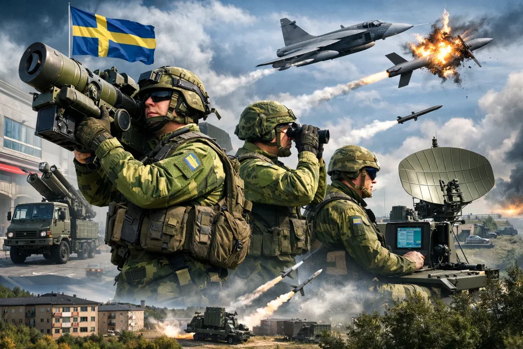 Sverige skapar mobila luftvärnsgrupper för att skydda civila objekt