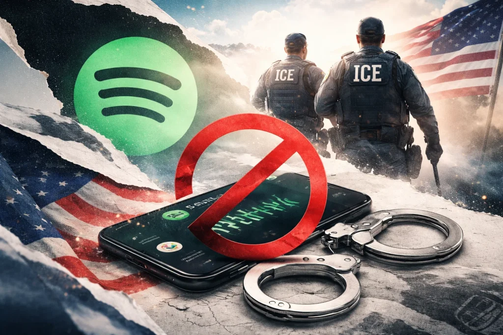 Spotify stoppar annonser från US Immigration and Customs Enforcement (ICE) efter att USA:s kampanj avslutats