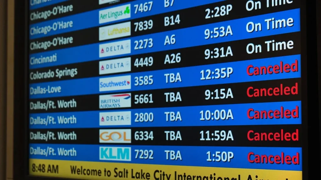 Inställda SAS-flyg till New York och Atlanta: oväder stoppar resor till USA