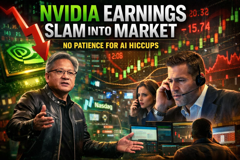 Nvidia earnings slam into market med rekordintäkter och AI‑tillväxt – aktien stiger starkt
