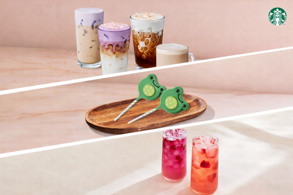 Starbucks vårdrycker 2026 globalt lanseras 3 mars med nytt chai‑recept och kokos‑smaker