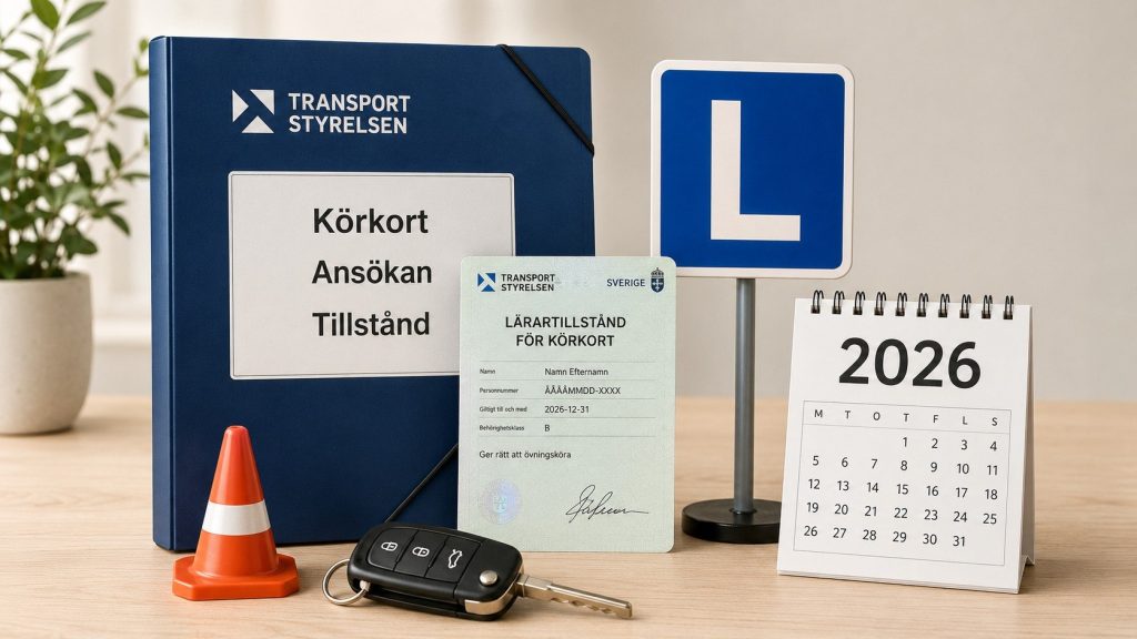 Körkort i Sverige 2026 – ansökan, prov, kostnader och tillstånd Körkort i Sverige 2026 kostar typiskt 15 000–25 000 kr. Vi förklarar processen från tillstånd till uppkörning.