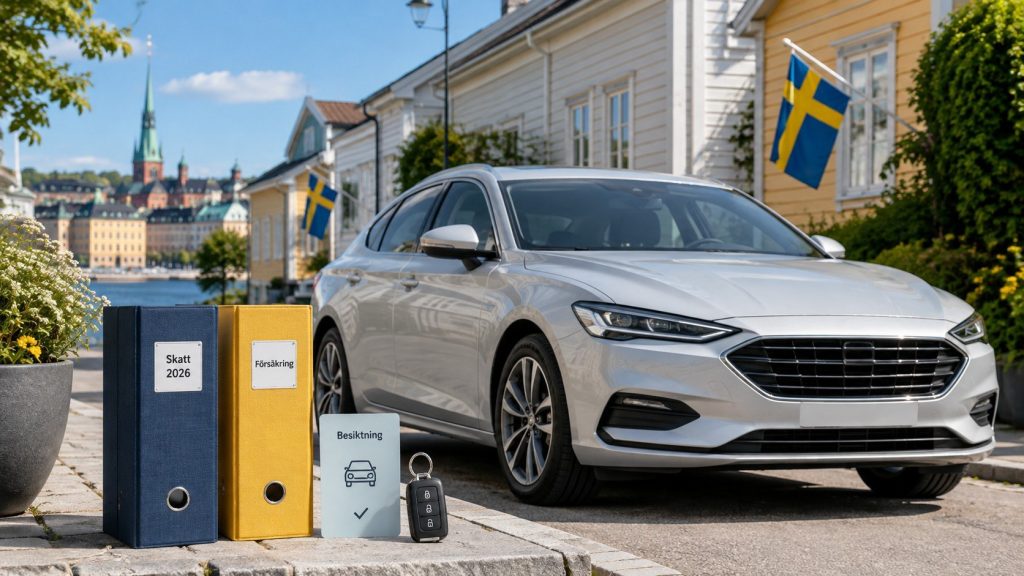 Bilägare i Sverige 2026 – skatt, försäkring, besiktning och utrustning du måste ha koll på