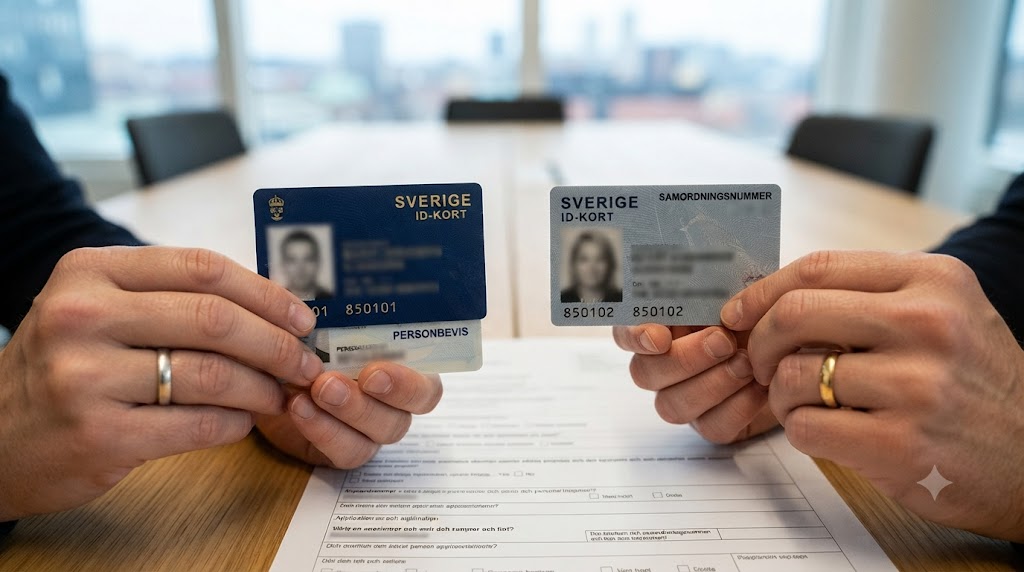 Vad är personnummer och samordningsnummer – skillnader och ansökan 2026