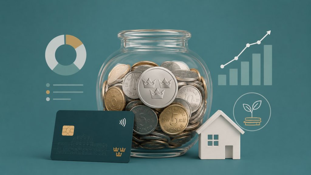 Bank och sparande i Sverige 2026 – så hanterar du pengarna smart