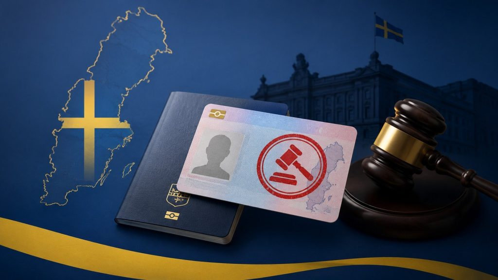 Sverige skärper migrationsregler: uppehållstillstånd kan återkallas för bristande vandel Sverige skärper migrationsregler 2026: riksdagen säger ja till vandelkrav som kan stoppa eller återkalla uppehållstillstånd vid skulder, svartarbete och säkerhetsrisker.