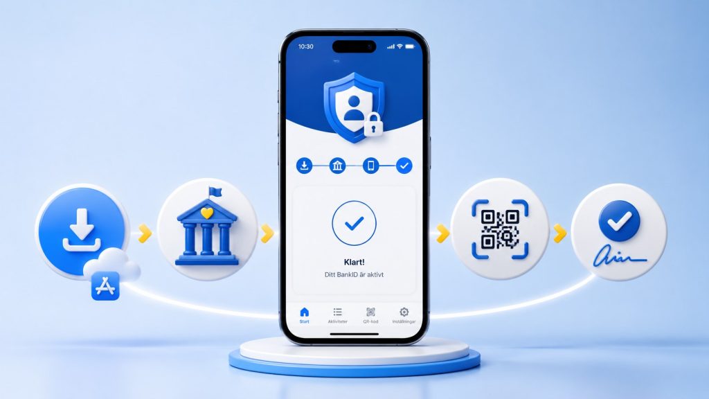 BankID 2026 – så installerar och använder du Mobilt BankID