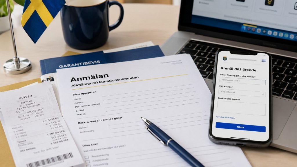 ARN Allmänna reklamationsnämnden 2026 – så anmäler du