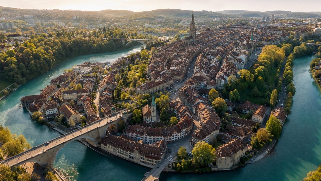 Inför Bern 2026: UNESCO-gamla stan, sevärdheter, evenemang och lokala nyheter. Praktisk reseguide för svenskar.