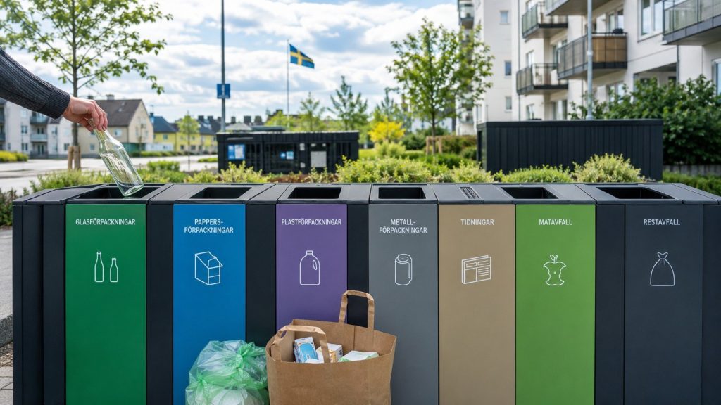 Sopsortering 2026 – så sorterar du rätt i Sverige