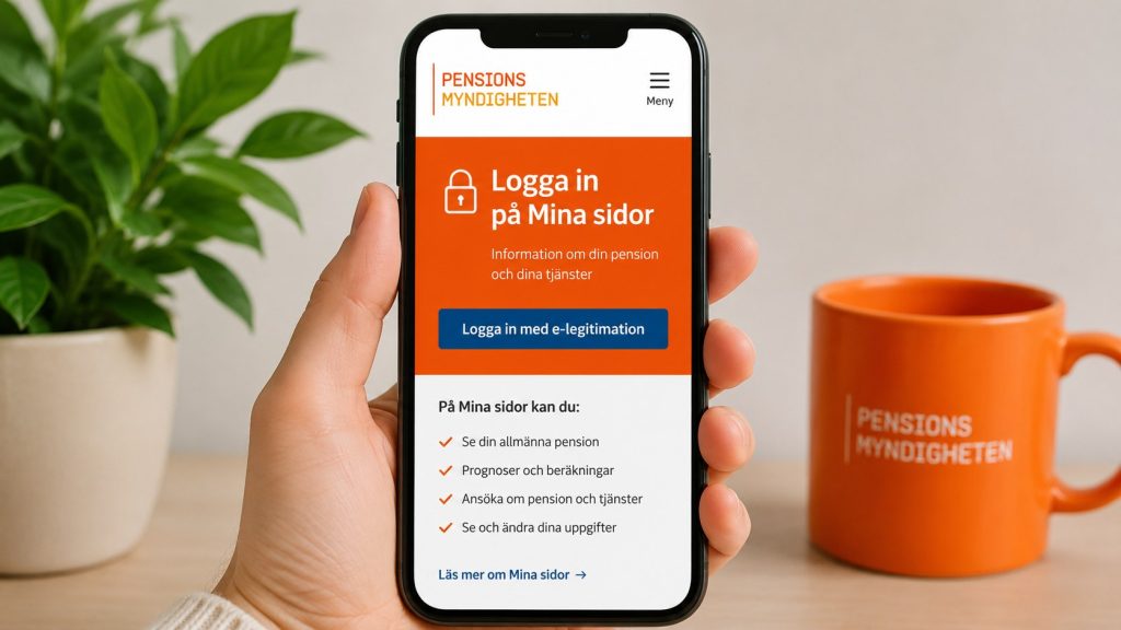 Hur loggar du in på Pensionsmyndigheten Mina sidor och hittar rätt pensionsuppgifter 2026 Pensionsmyndighetens Mina sidor är hjärtat i din pensionsplanering. Vi visar hur du loggar in 2026 och vad du kan göra där.