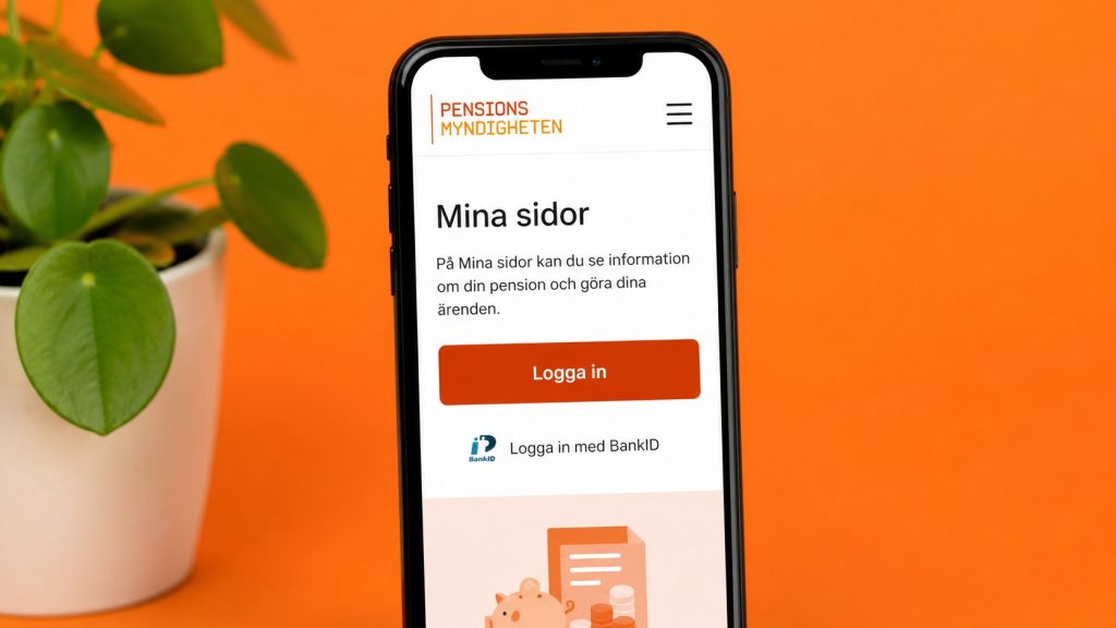 Hur loggar du in på Pensionsmyndigheten Mina sidor och hittar rätt pensionsuppgifter 2026