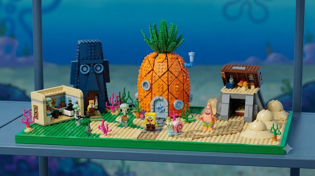 LEGO SpongeBob återvänder 2026 – Conch Street kan släppas den 1 september LEGO SpongeBob kan återvända 1 september 2026 med Conch Street på 1 794 delar och ett BrickHeadz-set. Läs om pris, figurer, innehåll, lansering och seriens tidigare LEGO-utgåvor och vad som är känt.