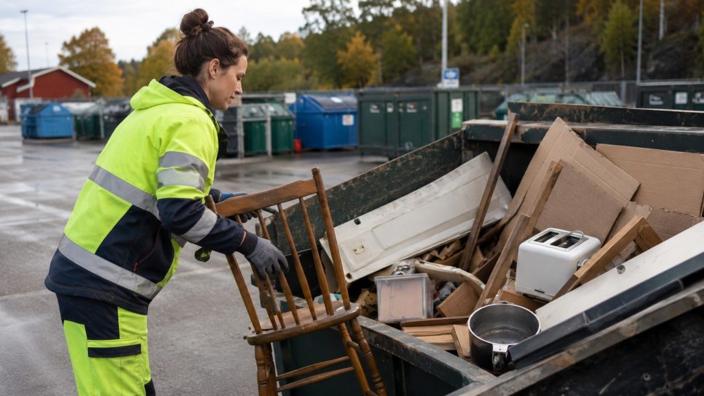 Sex återvinningscentraler tar emot Stockholms grovavfall 2026. Vi listar alla.