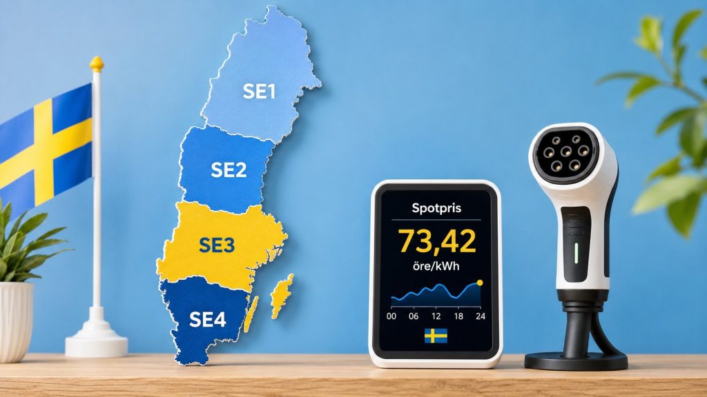 Spotpris el 2026 i SE1–SE4: se hur priserna skiljer sig mellan Sveriges elområden, vad som styr kostnaden och vilka avgifter som tillkommer på elräkningen. Aktuella fakta och officiella källor i år.
