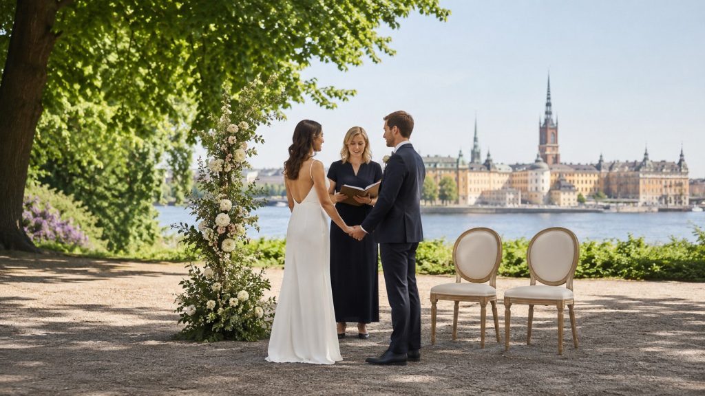 Civilvigsel i Stockholm 2026 – Stadshuset, parker, kostnad, bokning och regler