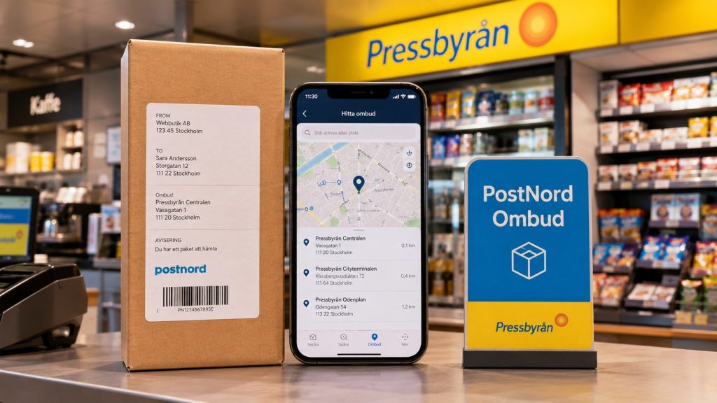 Hitta PostNord-ombud nära dig 2026 – ICA, Coop, Pressbyrån och paketboxar