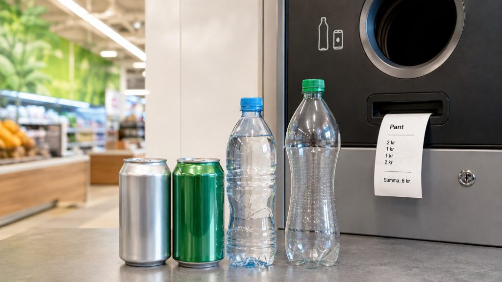 Pantsystemet 2026 i Sverige – burkar, flaskor och värde: så mycket får du tillbaka