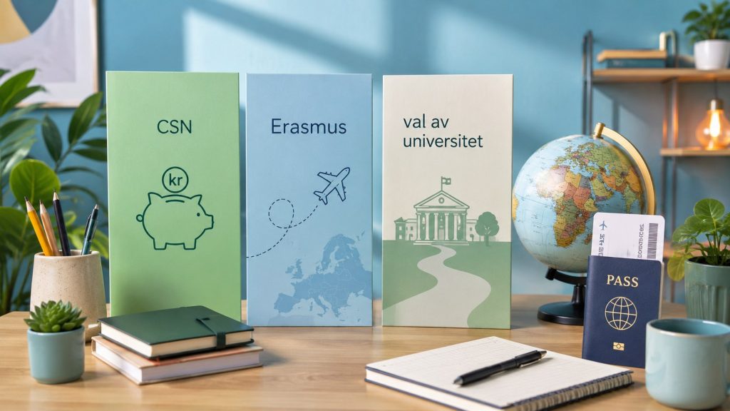 Studera utomlands 2026 – CSN, Erasmus+, kostnader och val av land