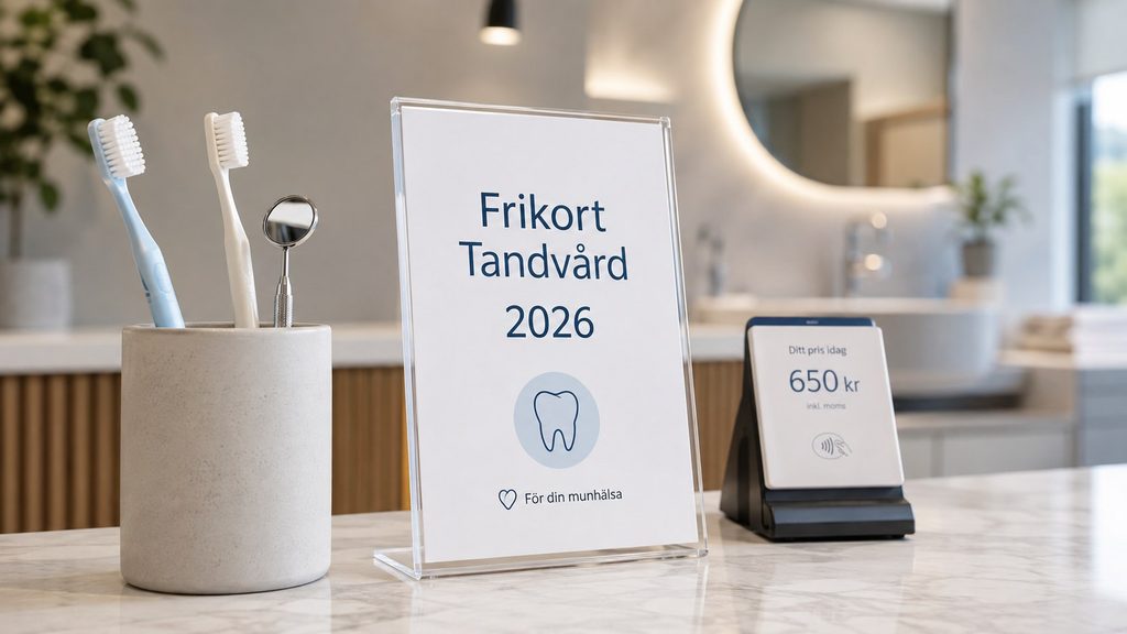 Frikort för tandvård 2026 – belopp, regler och så fungerar högkostnadsskyddet