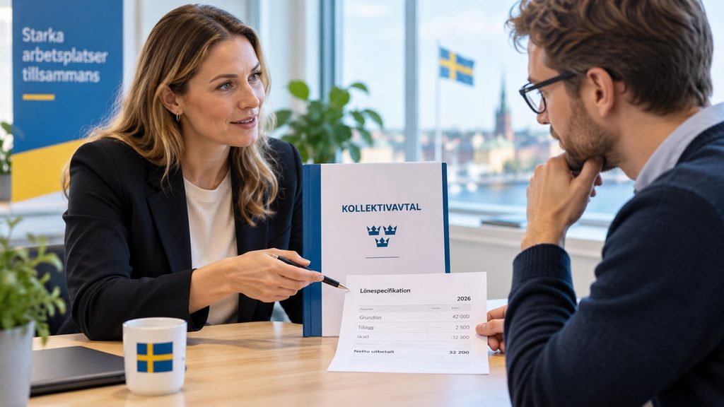 Kollektivavtal i Sverige 2026 – så påverkas lön, löneökning och villkor på jobbet