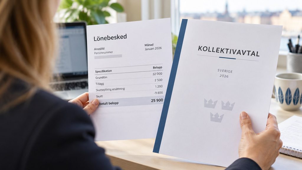 Kollektivavtal i Sverige 2026 – så påverkas lön, löneökning och villkor på jobbet