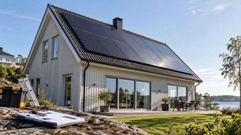 Solceller i Sverige 2026: så fungerar grönt skatteavdrag, ROT och 50 000-kronorsgränsen. Se vad som gäller för solpaneler, batteri, takarbete och slopad 60-öring från 1 januari 2026.