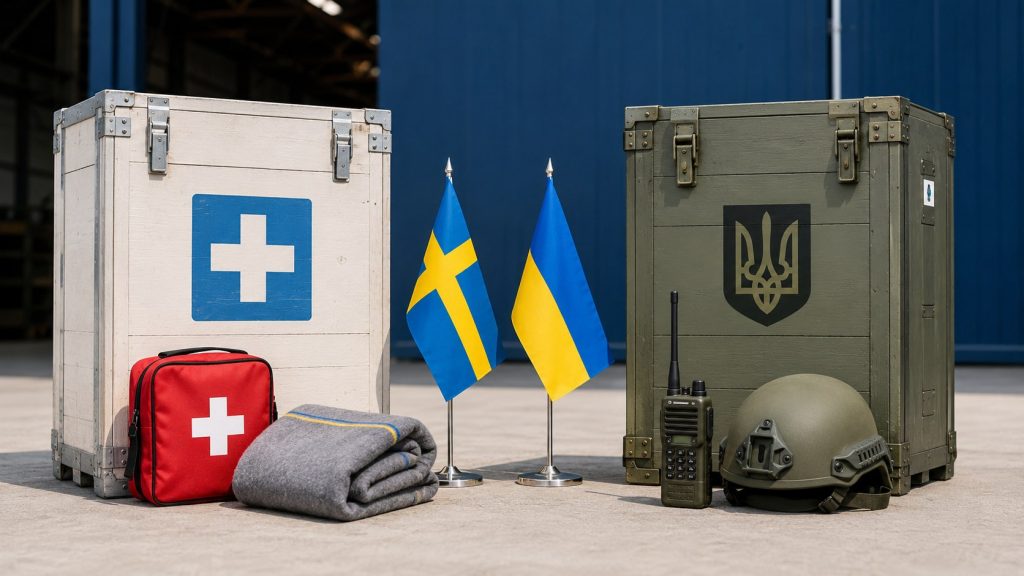 Sveriges stöd till Ukraina 2026 omfattar militärt bistånd, Gripen, luftförsvar, humanitär hjälp och återuppbyggnad. Se belopp, stödpaket och mottagare i den aktuella sammanställningen från regeringen.