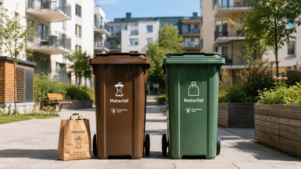 Sophämtning i Stockholm 2026 – matavfall, kärl, schema