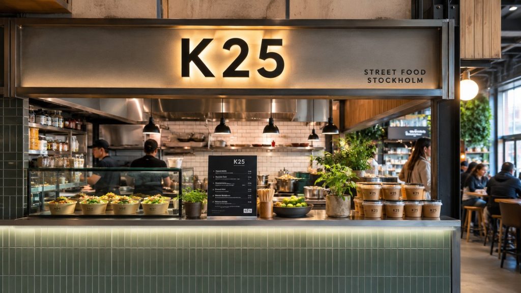 Stockholms foodhallar 2026: jämför K25, Östermalmshallen och Hötorgshallen, deras matutbud, adresser, öppettider och bästa val för lunch, middag och inköp mitt i Stockholm. Planera besöket. redan nu.