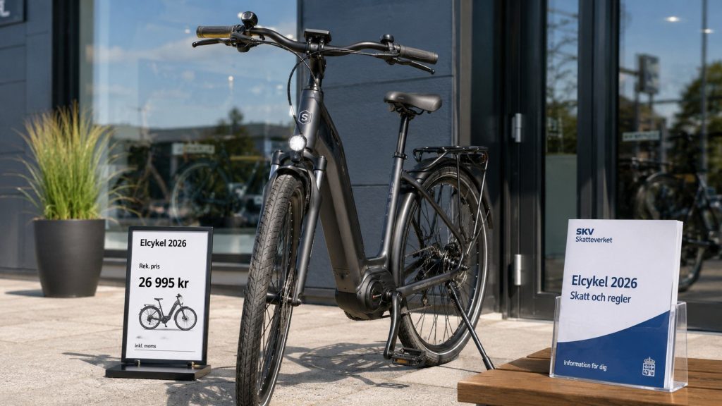 Elcykel 2026 i Sverige – regler, skatt och det du måste kontrollera före köp