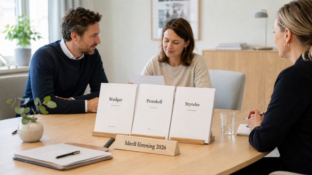Hur bildar du en ideell förening 2026 – stadgar, styrelse och organisationsnummer