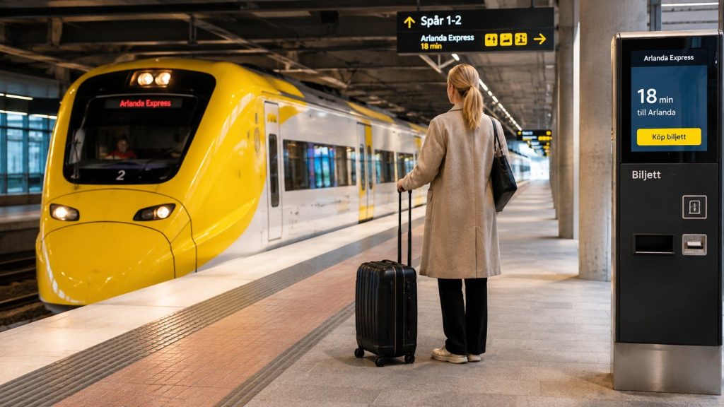 Hur mycket kostar Arlanda Express 2026 – tid, pris, rabatter och billigare alternativ