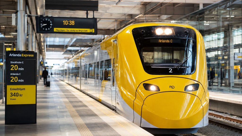 Arlanda Express 2026 – tid, pris och alternativ: 18 minuter till Stockholm C, aktuella biljettpriser, rabatter och billigare val med buss eller SL. Jämför innan du reser till eller från Arlanda idag.
