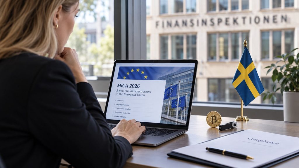MiCA-förordningen 2026 i Sverige – så ändras reglerna för krypto, börser och plånböcker