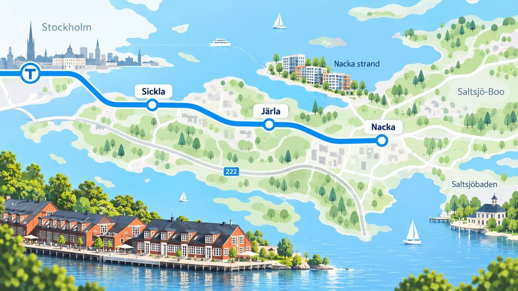 Nacka 2026 – Saltsjö, T-bana till Nacka och områden som förändras