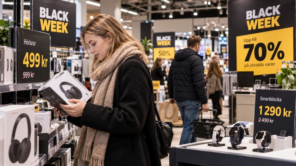 Black Friday 2026 i Sverige – datum, Black Week och så undviker du falska reor