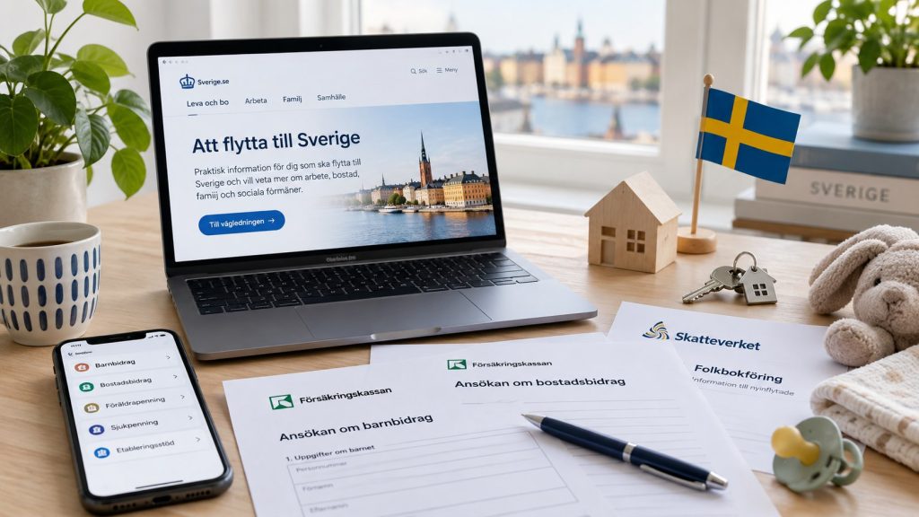 Flytta till Sverige 2027 – när får du rätt till barnbidrag, bostadsbidrag och andra ersättningar Flyttar du till Sverige 2027? Se när du kan få barnbidrag, bostadsbidrag och andra ersättningar efter de nya kvalificeringsreglerna från 1 januari.