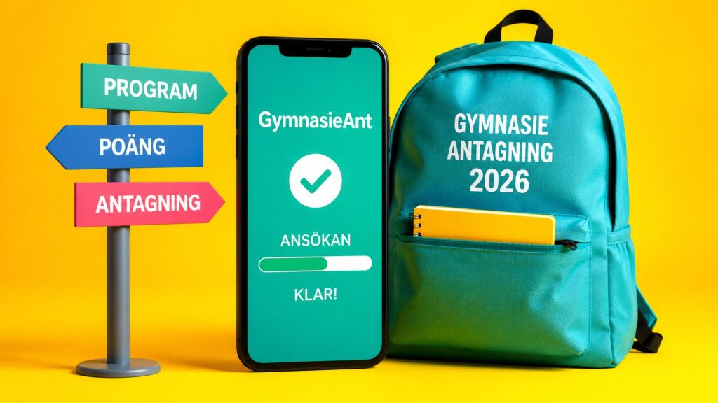 Gymnasieantagning 2026 – så fungerar GymnasieAnt och poäng