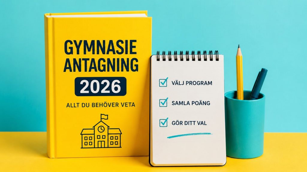 Gymnasieantagning 2026 – så fungerar GymnasieAnt och poäng