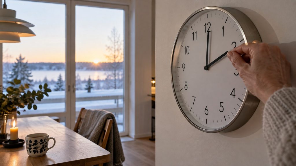 Vintertid 2026 – när ställer Sverige om klockan och åt vilket håll