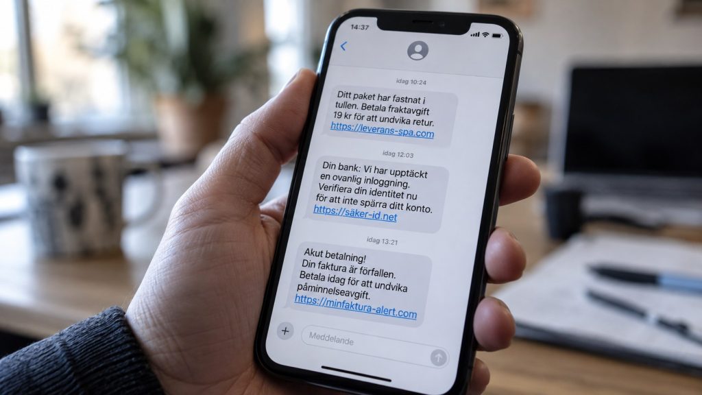Nya regler mot sms-bedrägerier 2026 – vilka bluffmeddelanden måste operatörerna stoppa Sedan 1 augusti 2026 måste operatörer stoppa misstänkta bluff-sms. Se vilka meddelanden som omfattas, hur blockeringen fungerar och vad du ska göra.