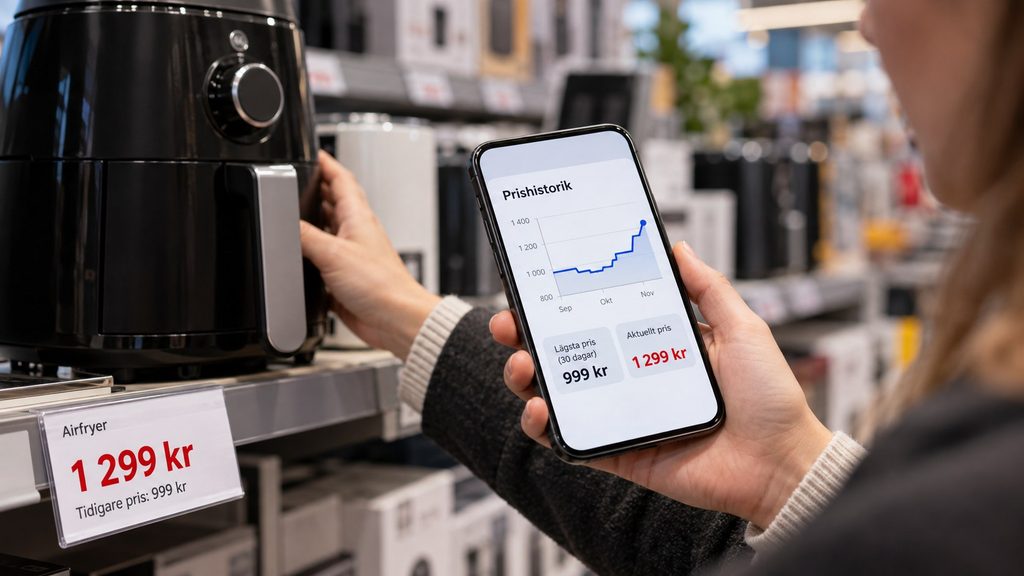 Höjt pris före Black Friday – så kontrollerar du lägsta priset på 30 dagar