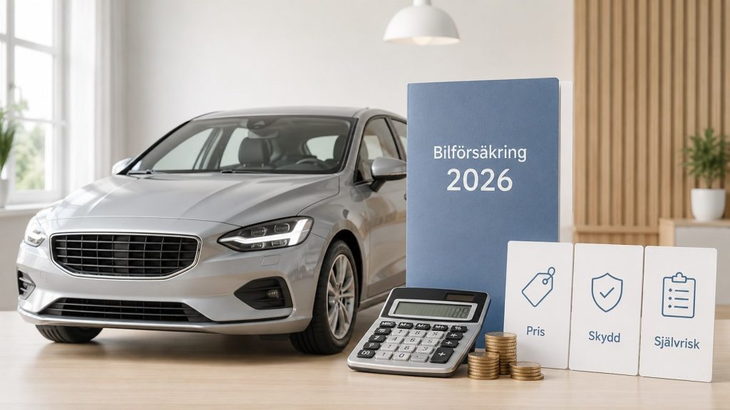 Spara pengar på bilförsäkring 2026 – så jämför du rätt skydd och pris