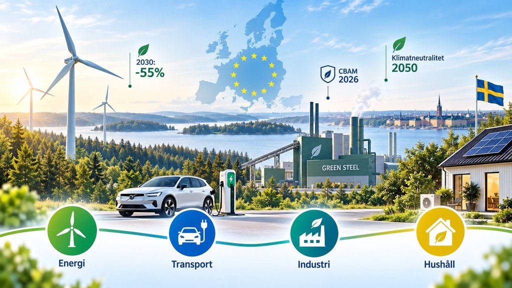 EU klimatpolitik 2026 – så påverkas Sverige av de nya klimatkraven