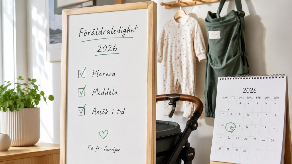 Föräldraledighet 2026 – så planerar du dagarna och meddelar arbetsgivaren i rätt tid
