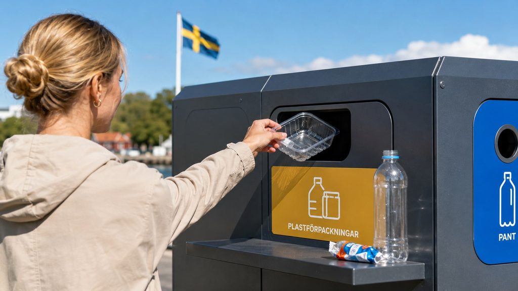 Plaståtervinning 2026 i Sverige – så sorterar du rätt och så mycket återvinns faktiskt