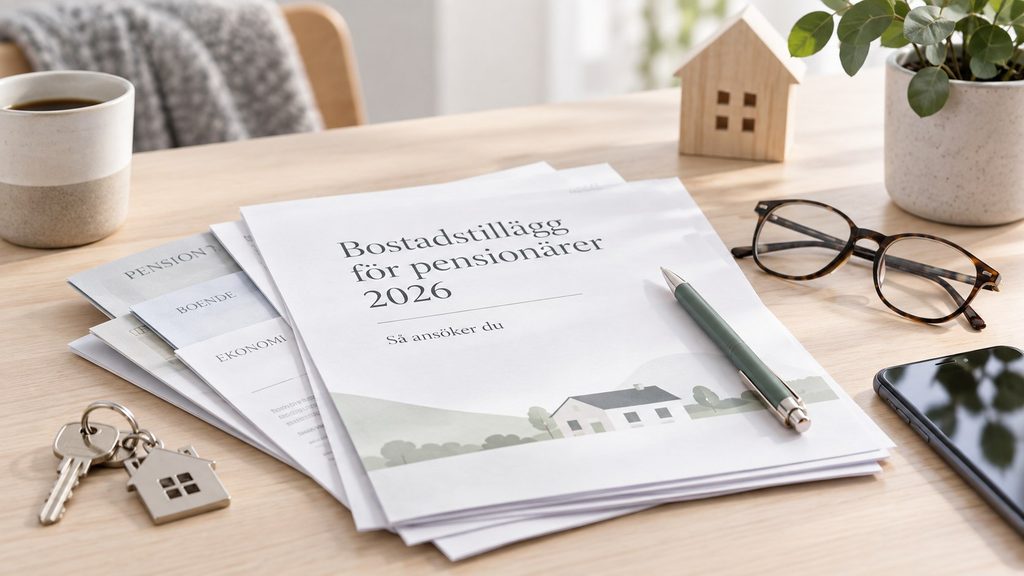 Bostadstillägg 2026: pensionärer kan få upp till 7 290 kronor i månaden