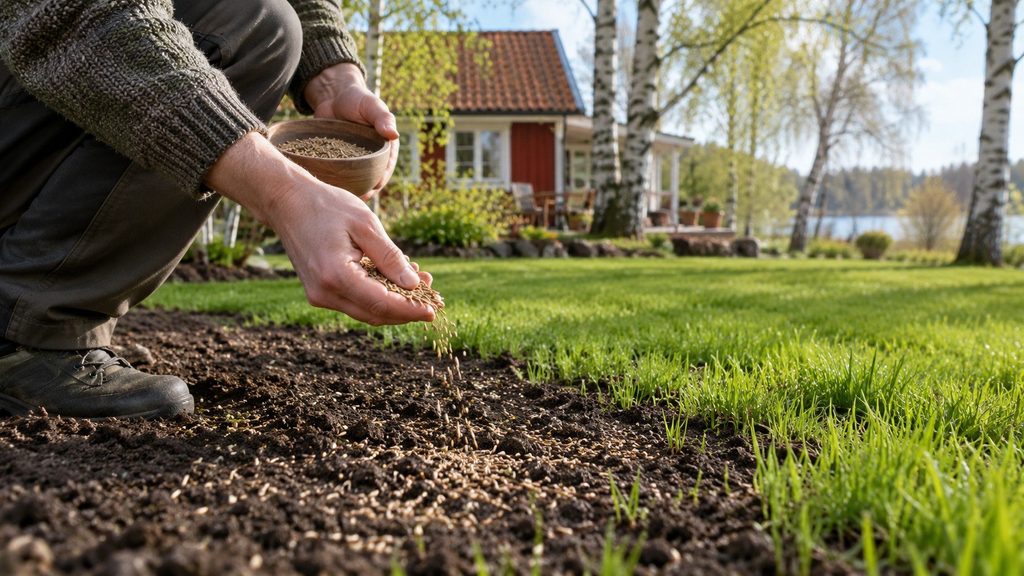 Gräsmatta 2026 i Sverige – så lyckas du med sådd, gödsel och klippning