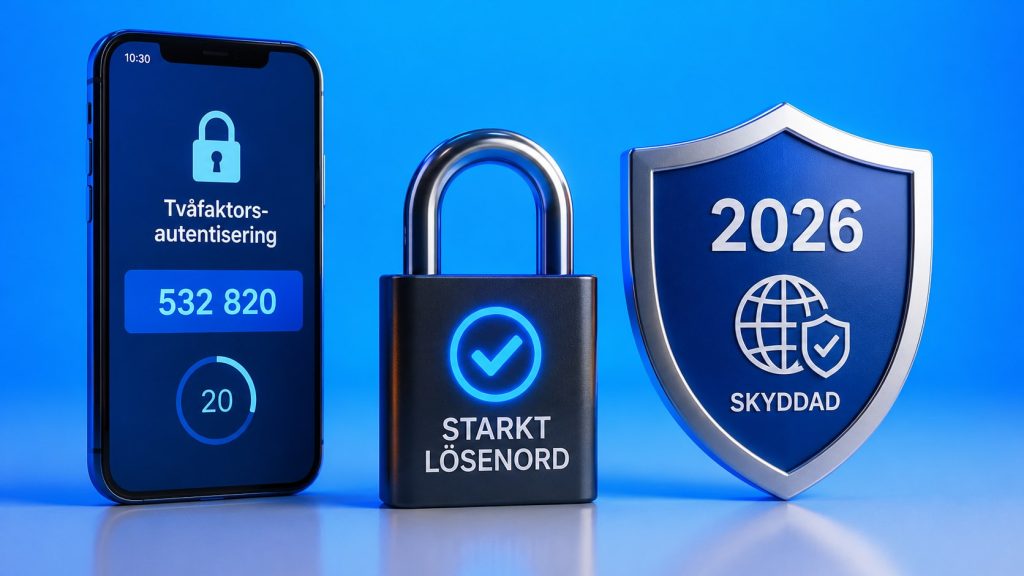 Internetsäkerhet 2026: så skyddar du lösenord, BankID och digitala konton